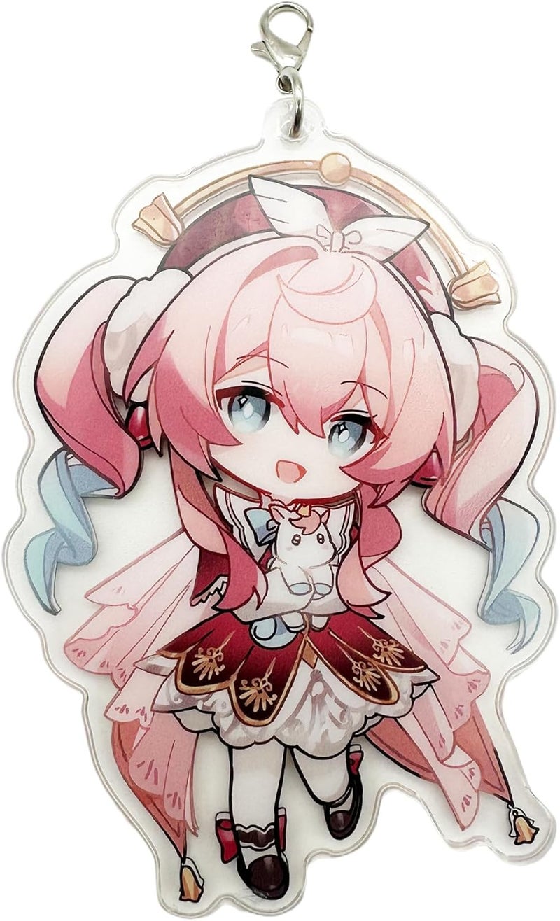 YJacuing Honkai: Star Rail Chibi Cute Acrylic Stand Figure Keychain - Image 3
